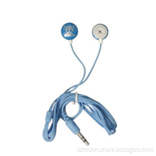 Earphones for iPhone, colored round wire, iPhone/Samsung mobile phone headset